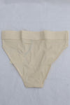 BASERANGE Stretch Flared Briefs UNEL Collection Ribbed Cotton Portugal BAS-UNEL-MIBAI Off-white
